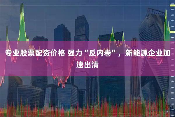 专业股票配资价格 强力“反内卷”，新能源企业加速出清